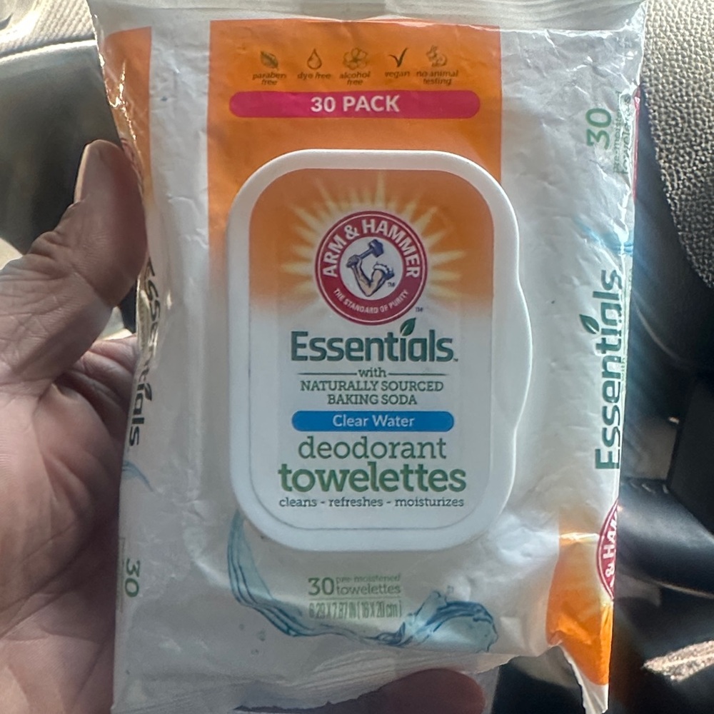 Arm & Hammer Deodorant Towelettes 30 Pack